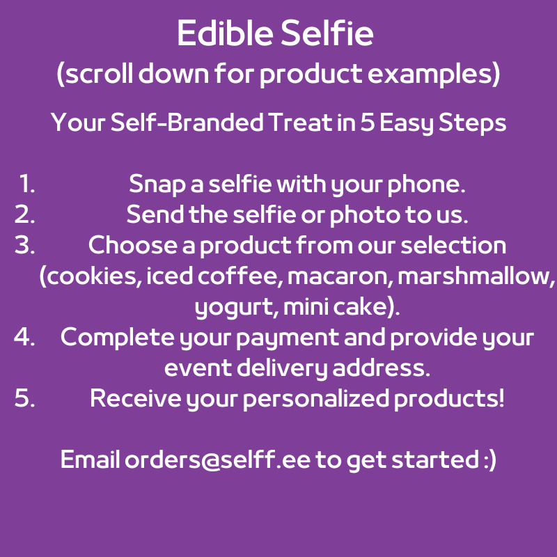 Edible Selfie Instructions